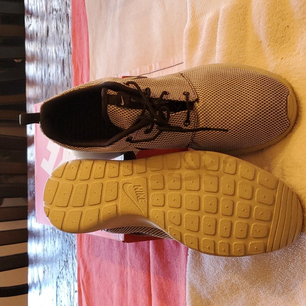 Mens Nike Roshe One K. 13 - Grey/Black Checkered